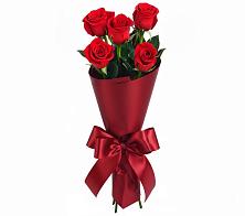 Букет 5 Красных роз Эдлесс Лав в Цоци-Юрте