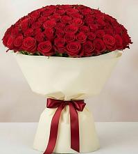 Букет 101 Красная роза Милано в Цоци-Юрте