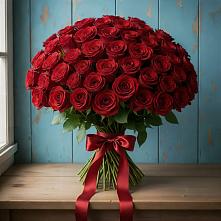 Букет Красные розы Блэк Меджик в Цоци-Юрте