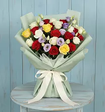 Букет цветов из:  Розы в Цоци-Юрте