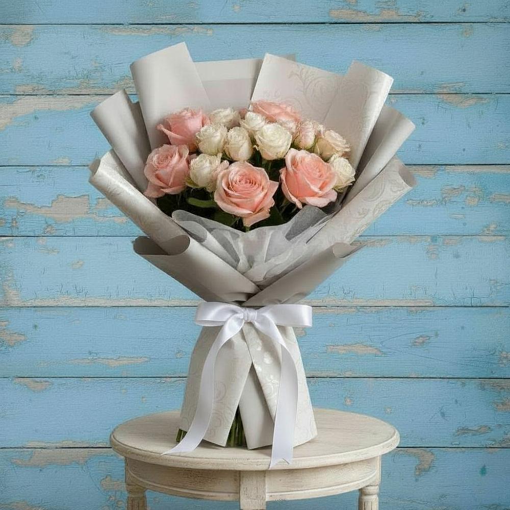 Букет цветов из: Розы в Цоци-Юрте