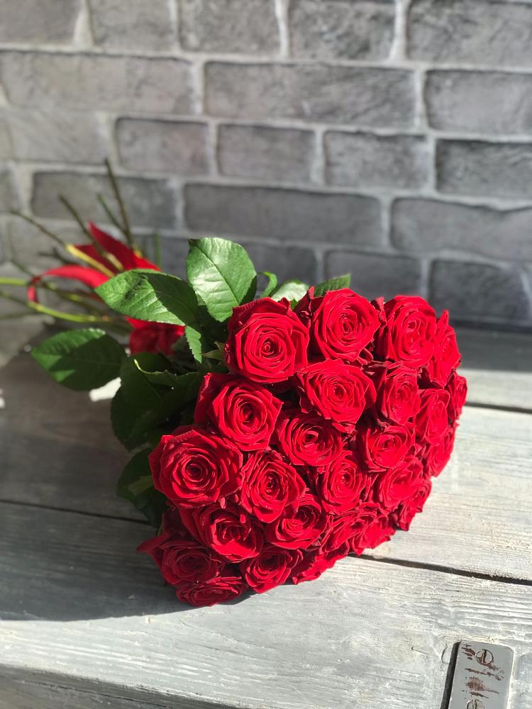 Букет Красные розы Фридом в Цоци-Юрте