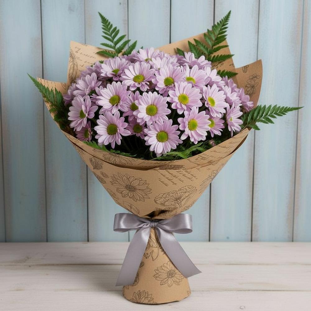 Букет цветов из: Хризантемы в Цоци-Юрте