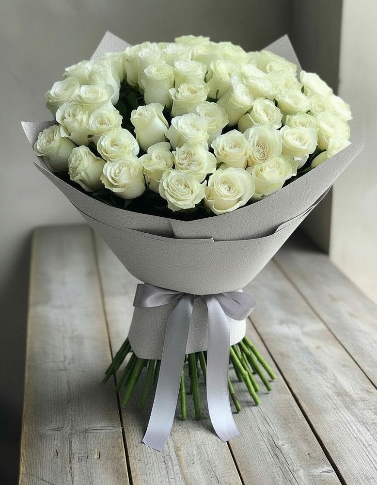 Букет 35 Белых роз в Цоци-Юрте