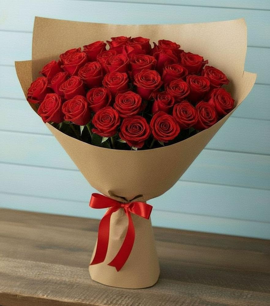 Букет Красные розы Милано в Цоци-Юрте