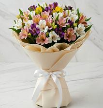 Букет цветов из:  Альстромерии в Цоци-Юрте