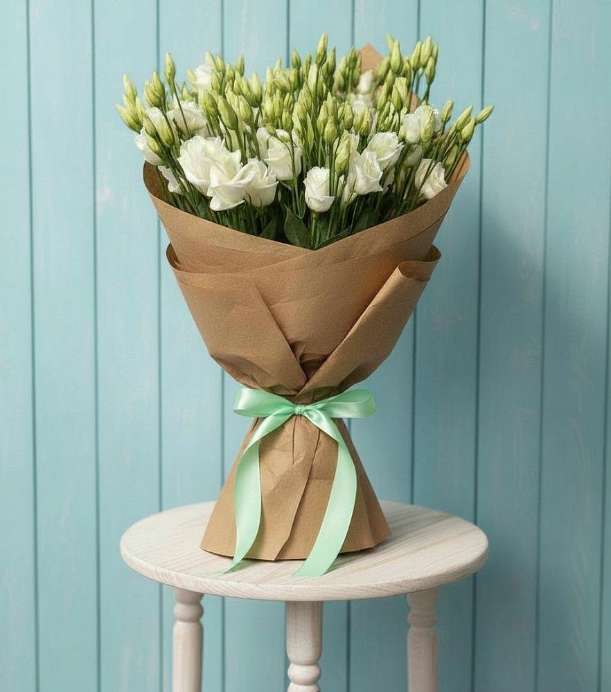 Букет цветов из: Лизиантусы в Цоци-Юрте