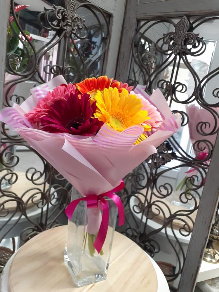 Букет цветов из: Герберы в Цоци-Юрте