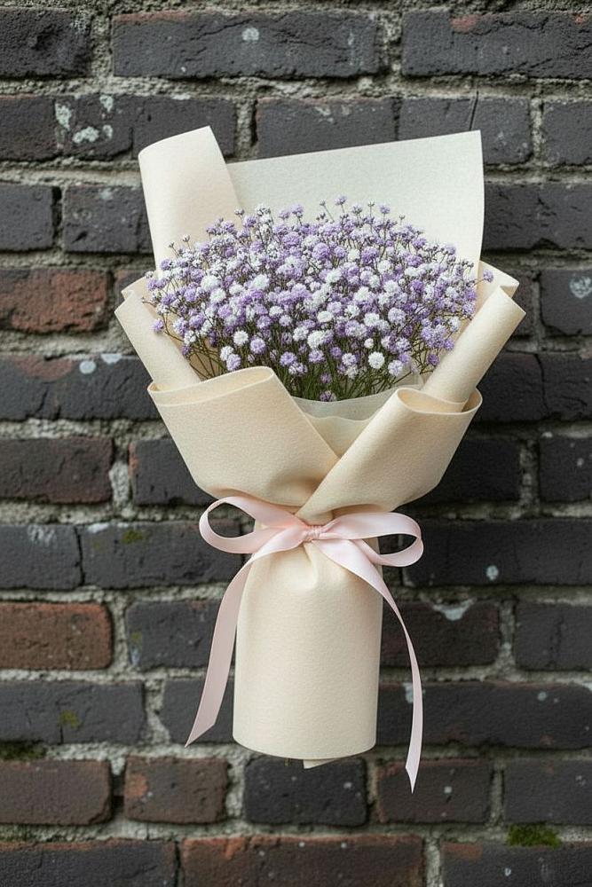 Букет цветов из: Гипсофила в Цоци-Юрте