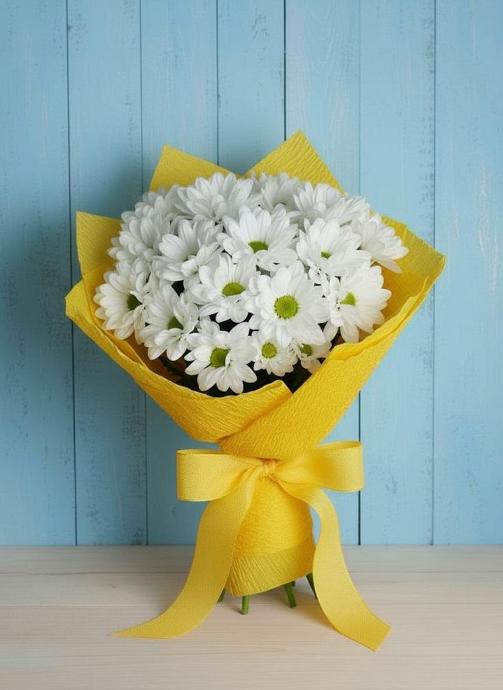 Букет цветов из: Хризантемы в Цоци-Юрте