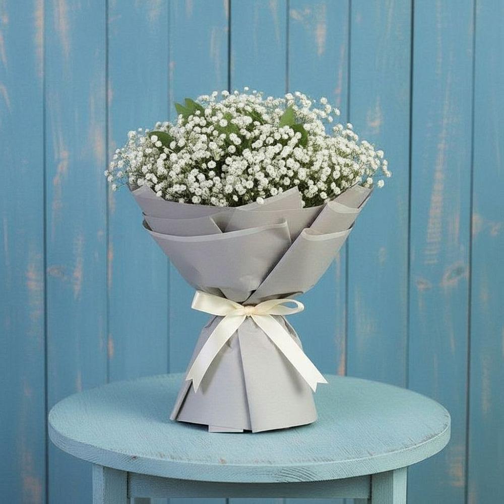 Букет цветов из: Гипсофила в Цоци-Юрте