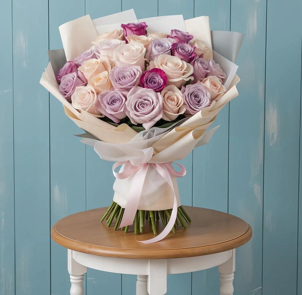 Букет цветов из: Розы в Цоци-Юрте