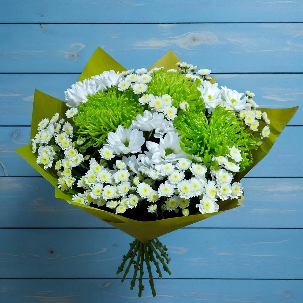 Букет цветов из: Хризантемы в Цоци-Юрте
