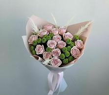 Букет цветов из:  Розы и Хризантемы #REPLACE_PRED# Цоци-Юрте