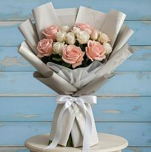 Букет цветов из:  Розы #REPLACE_PRED# Цоци-Юрте