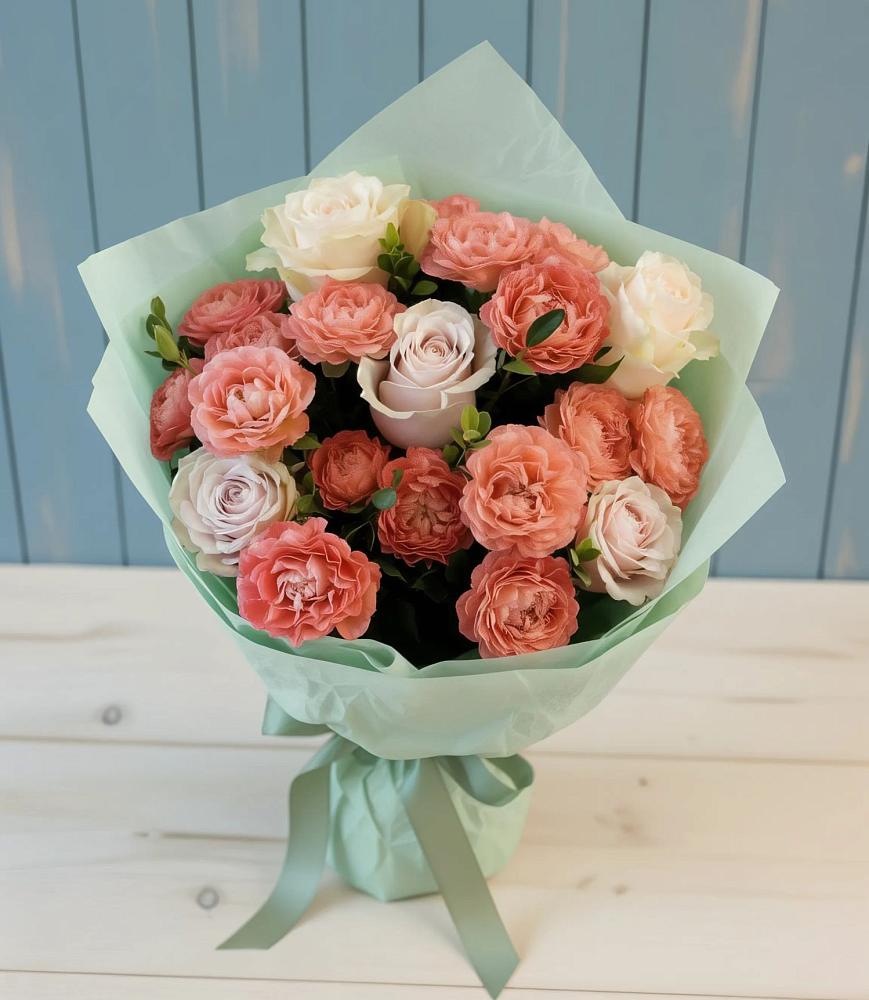 Букет цветов из: Розы в Цоци-Юрте