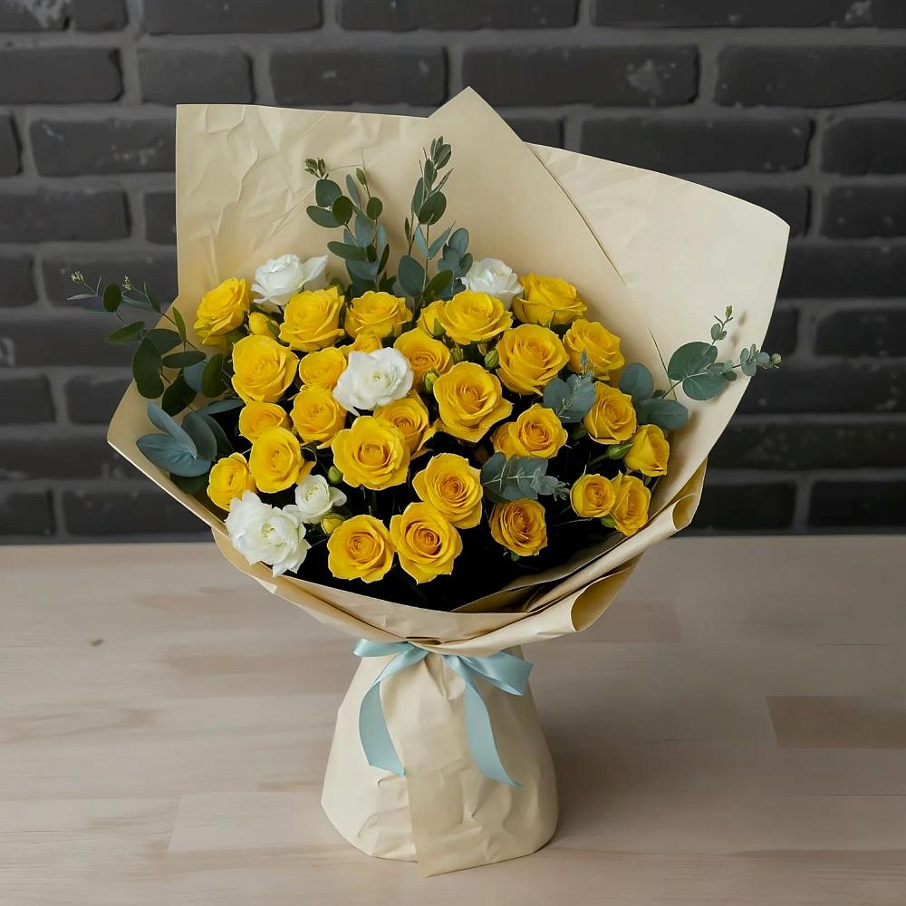 Букет цветов из: Розы в Цоци-Юрте