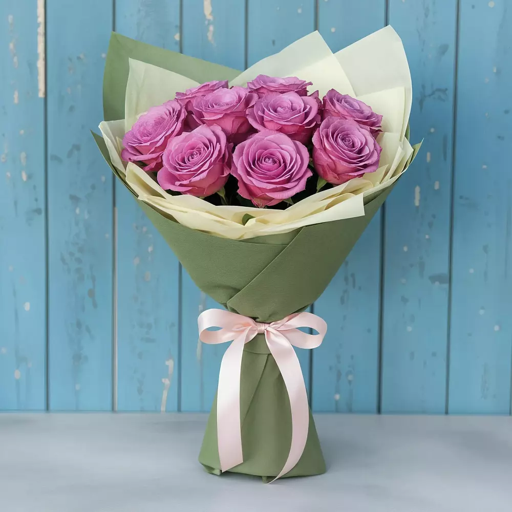 Букет Розы Фёрст Леди в Цоци-Юрте