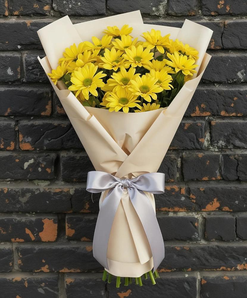 Букет цветов из: Хризантемы в Цоци-Юрте