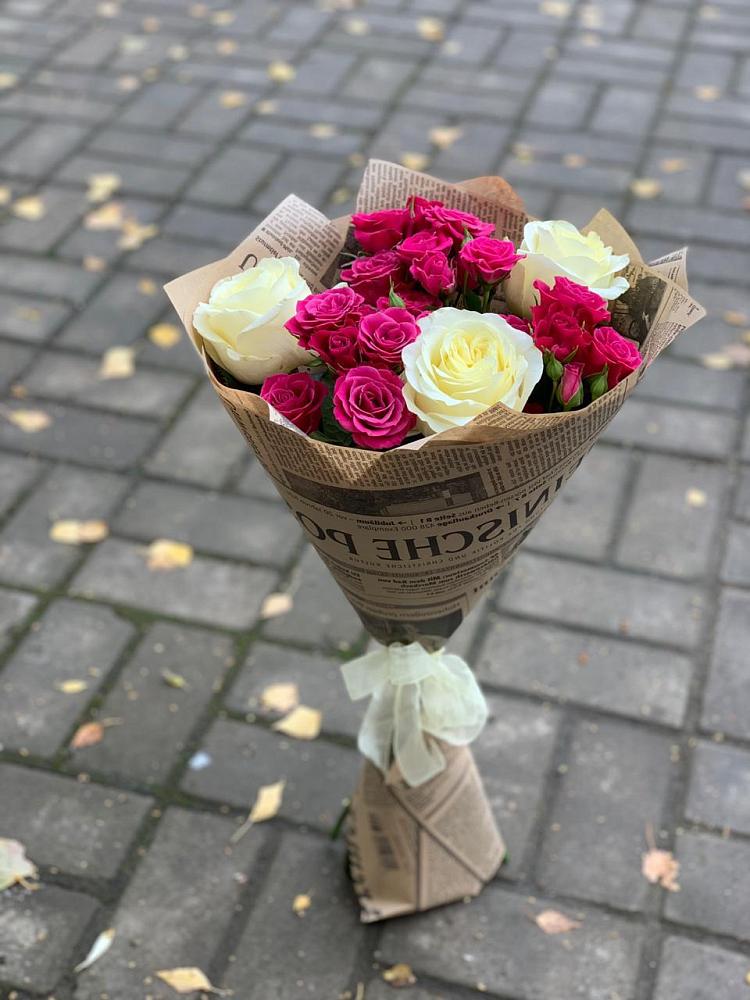 Букет цветов из: Розы в Цоци-Юрте