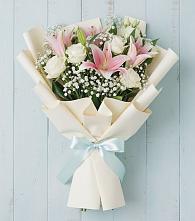 Букет цветов из:  Лилии в Цоци-Юрте